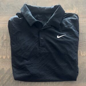 Nike Men's velocity golf Polo Shirt black large